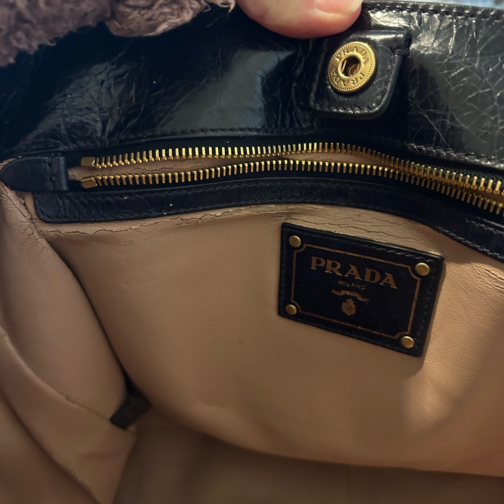 Black/ blue  prada bag - Picture 11 of 16
